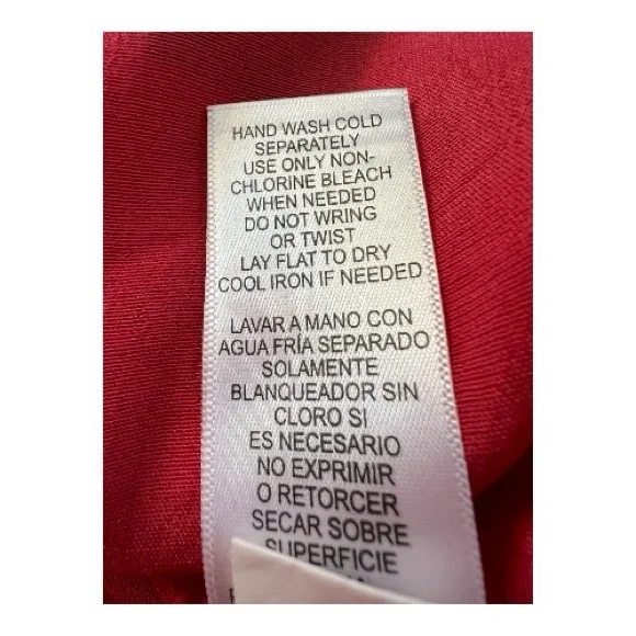 🆕 NWOT Cristina B women’s coral sleeveless high-low layered tunic top | size M - Picture 10 of 10